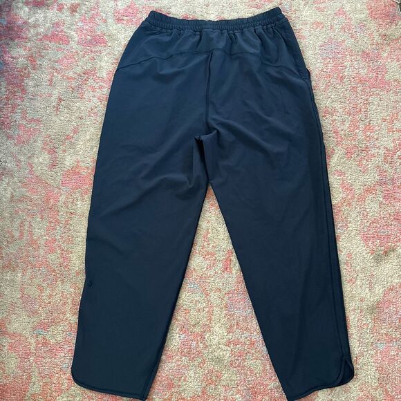 Lululemon Final Play Pants 23" Size 6 Navy Crop Travel Vacation Casual Gorp Cute - Picture 7 of 11